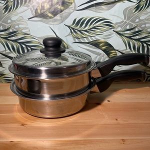 Cutco Utility Pan, Steamer Insert & Cover